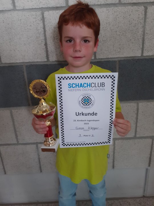 Simon Klepper, 3. Platz U8