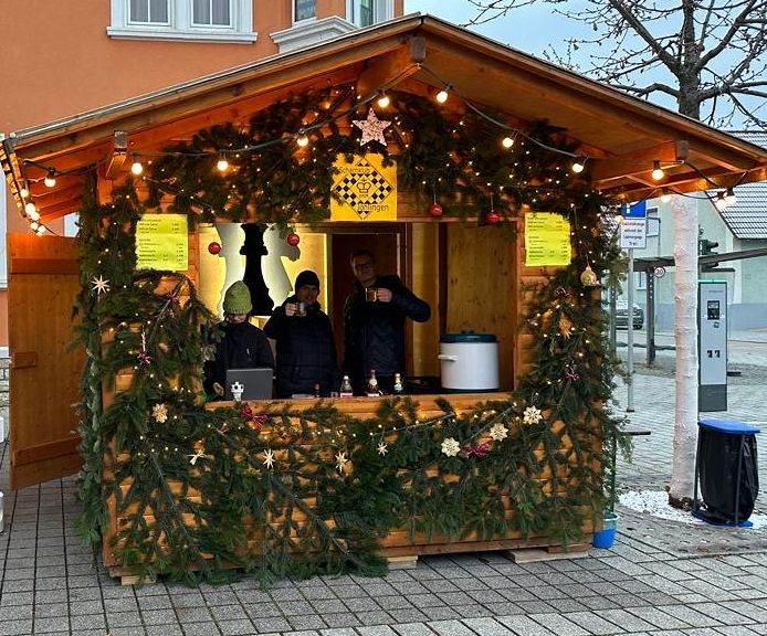 Unser Stand beim Weihnachtsmarkt